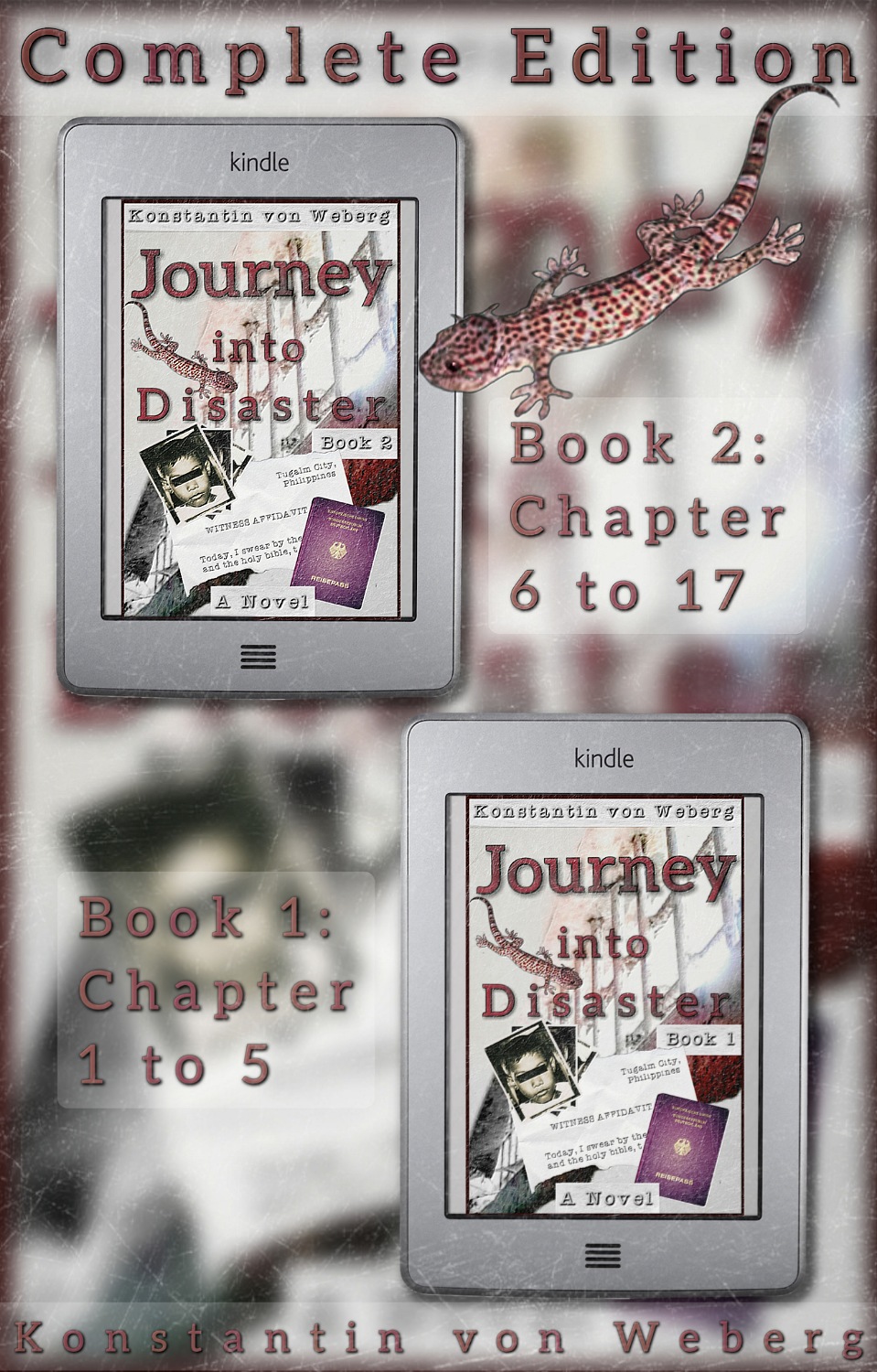 Complete Kindle Ebook Edition of ‚Journey into Disaster‘ on Amazon