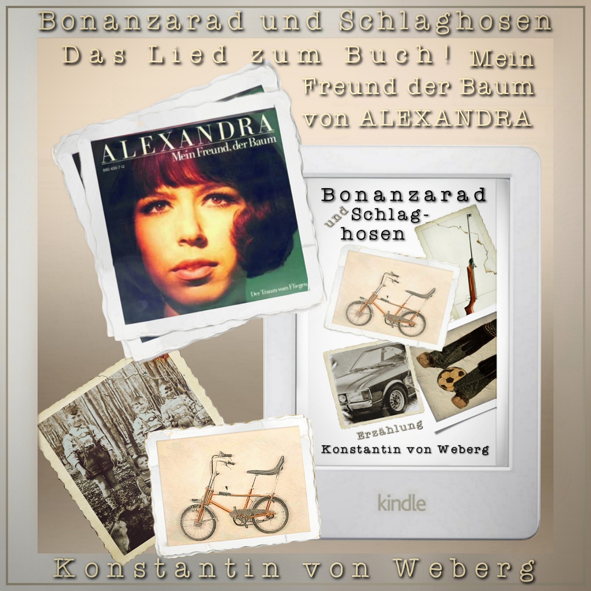 Das Lied von Alexandra ‘Mein Freund der Baum’ und der Roman ‘Bonanzarad und Schlaghosen’