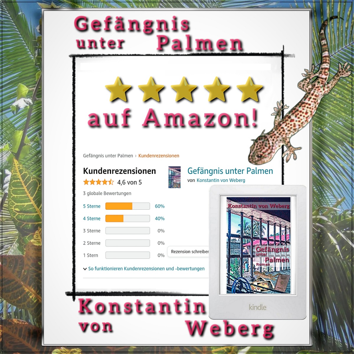 Ganz tolles Ostergeschenk: Amazon-Bestseller, Thriller und Drama! Das Buch: ‚Gefängnis unter Palmen‘