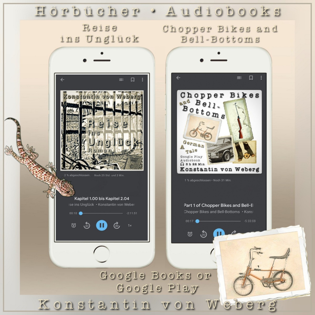 Ebooks and Audiobooks on Google Books, Google Play and Playstore • Not only for Android.